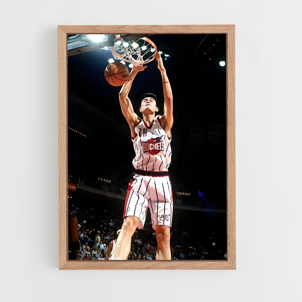 Poster Yao ming – affiche Basketball (vue 4)